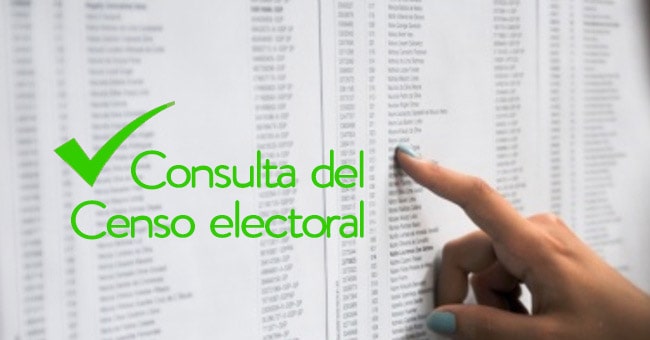 Consulta censo electoral